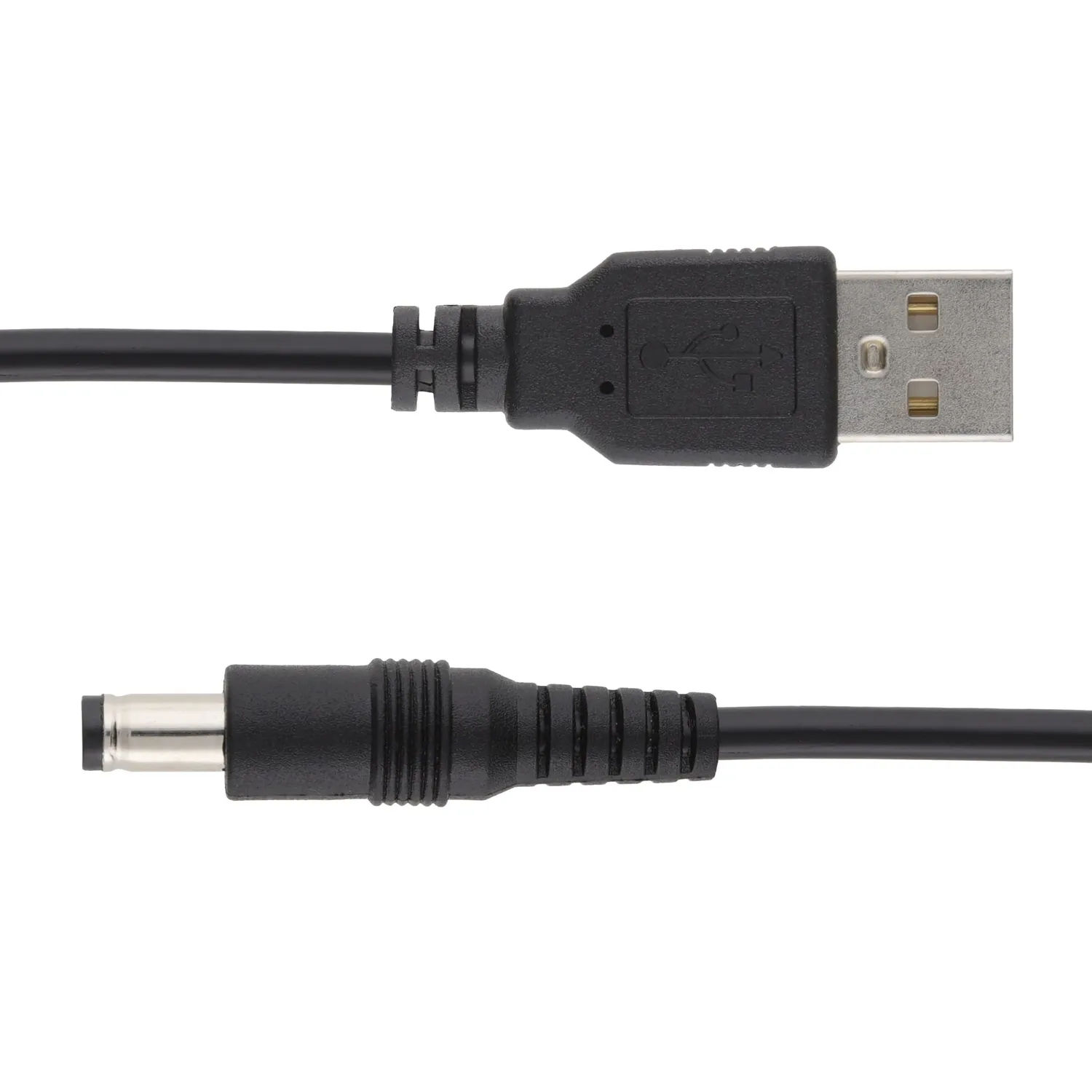 Kenable USB auf DC 5,5x2,1mm Stromkabel 0,5m Schwarz 5V 2A