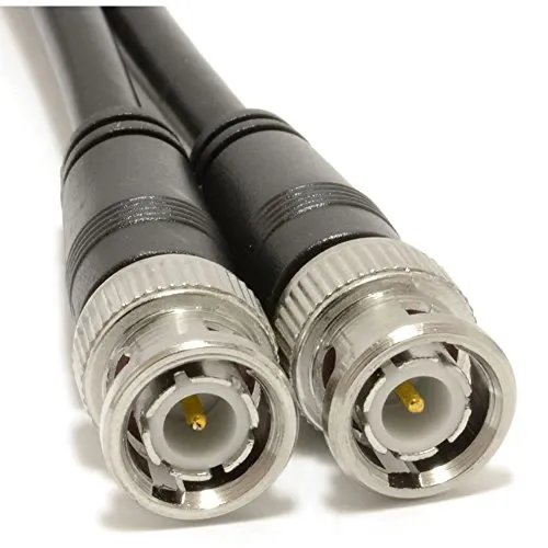 Kenable RG59 BNC-Kabel 75 Ohm 1m Schwarz