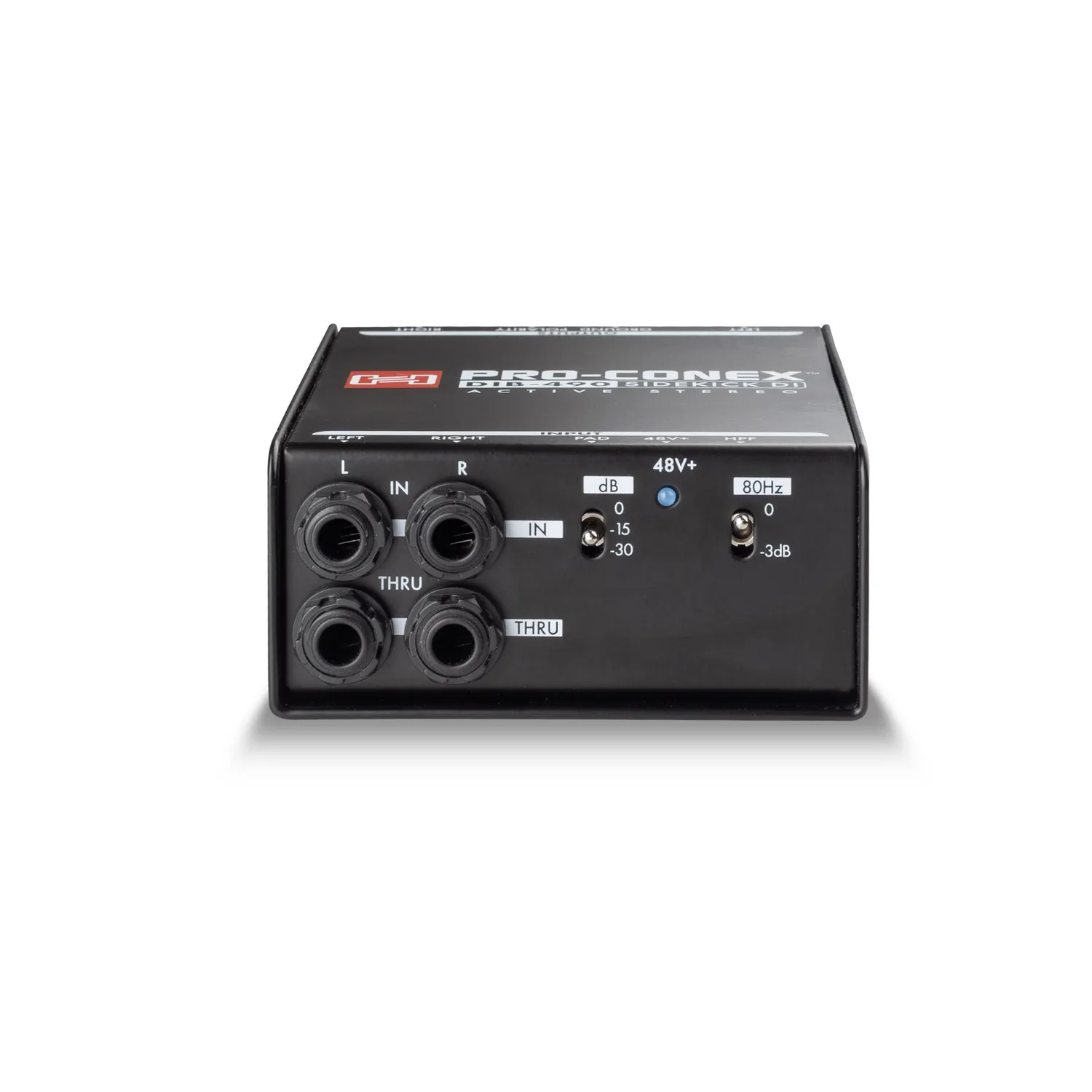 Hosa DIB-490 Sidekick DI-Box aktiv stereo Pro-Conex