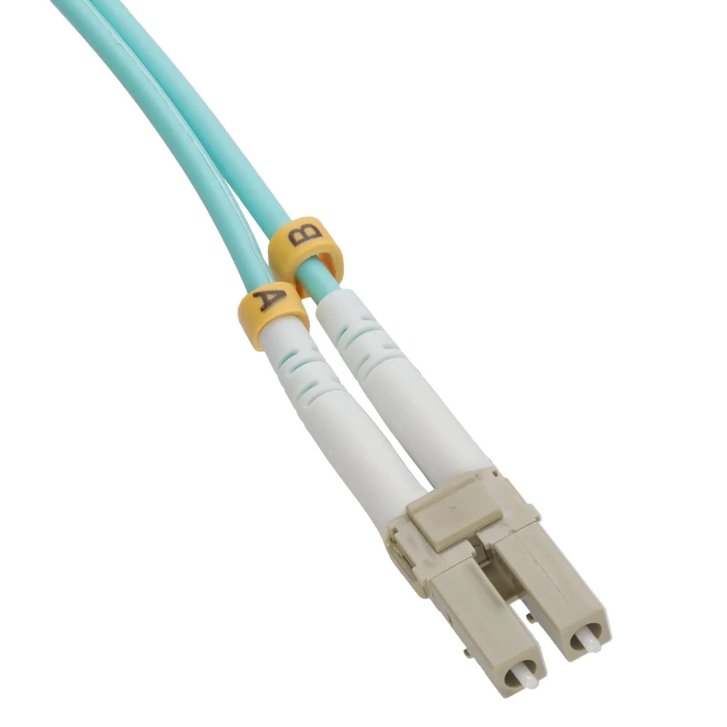 Kenable OM3 LC-LC Glasfaserkabel 2m Aqua LSZH