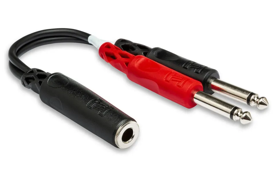 Hosa YPP-136 Stereo Breakout Kabel 6,3mm Klinke