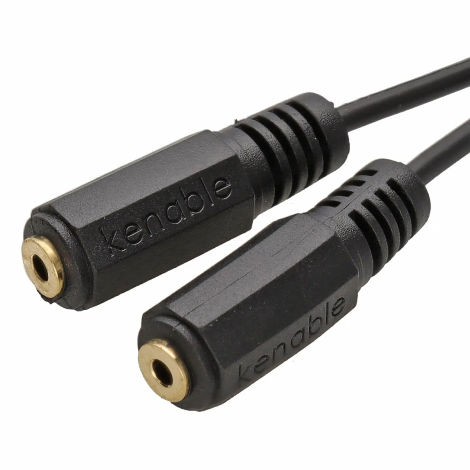 Kenable 2,5mm Y-Splitter Audio-Adapter 20cm vergoldet