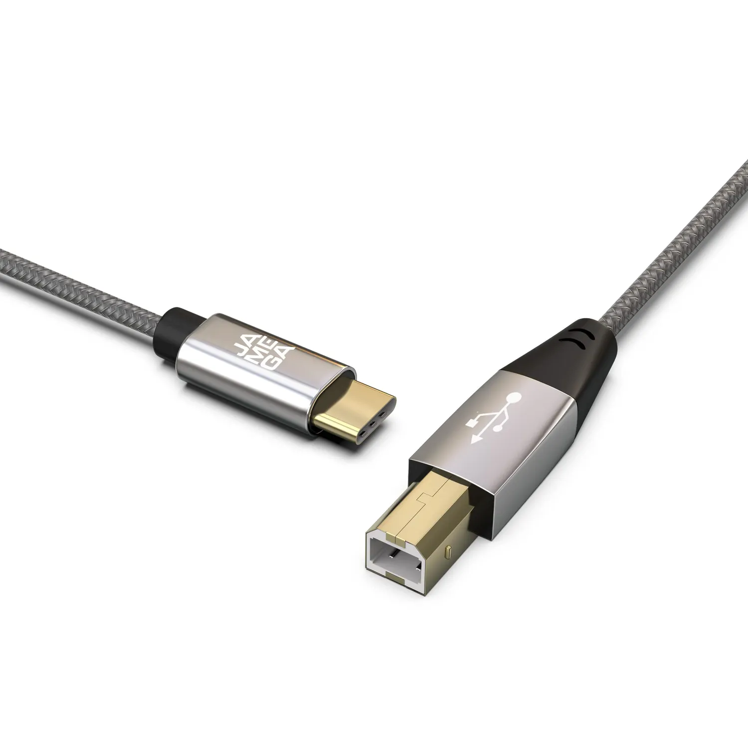 Jamega USB-C auf USB-B Druckerkabel 3m Nylon