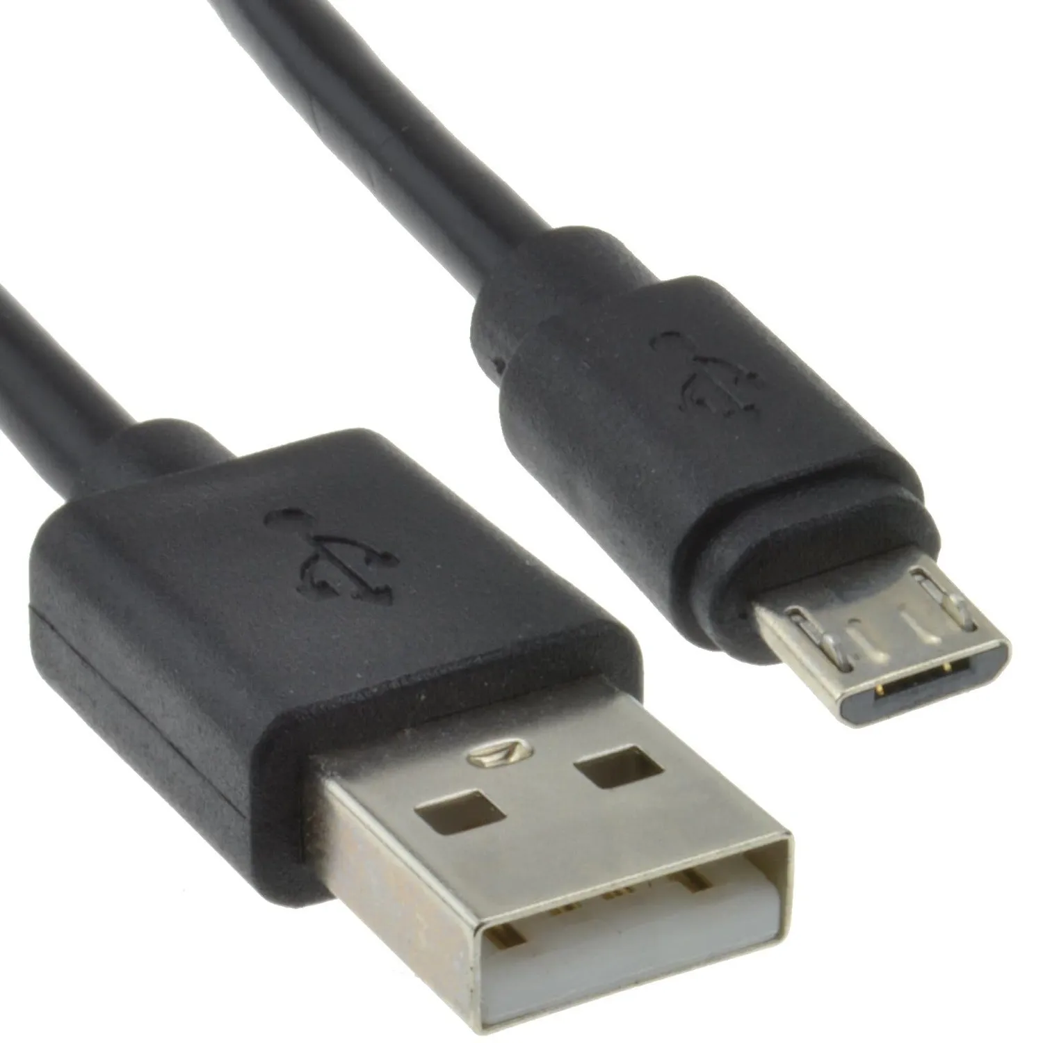 Kenable USB A auf Micro-B Schnellladekabel 24AWG 1,2m Schwarz
