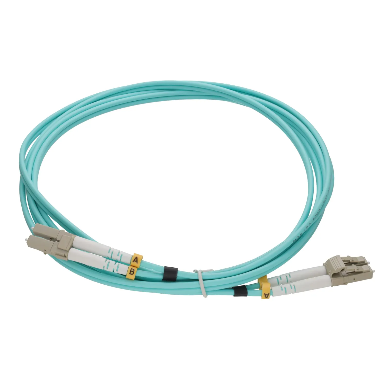 Kenable OM3 LC-LC Glasfaserkabel 2m Aqua LSZH