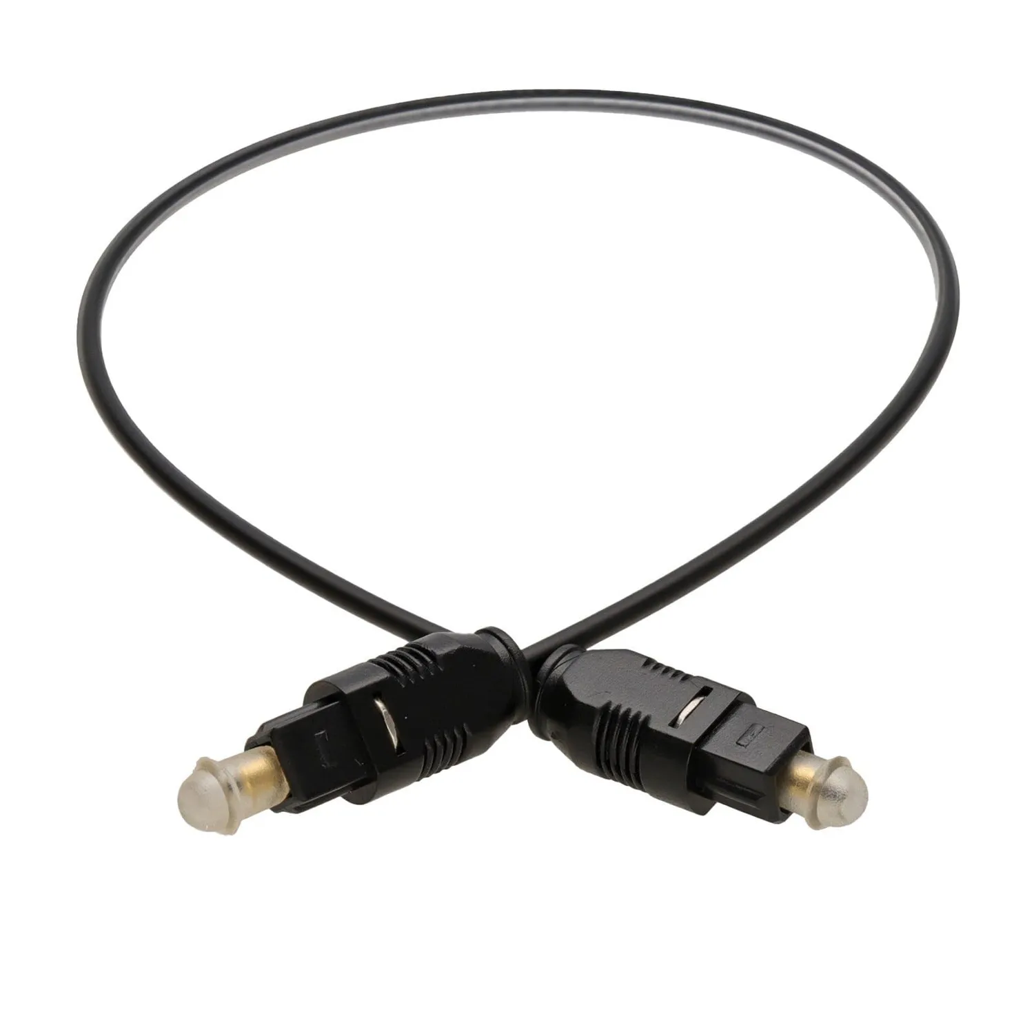 Kenable TOSLINK Optisches Audiokabel 0,3m Schwarz 5.1 Flach