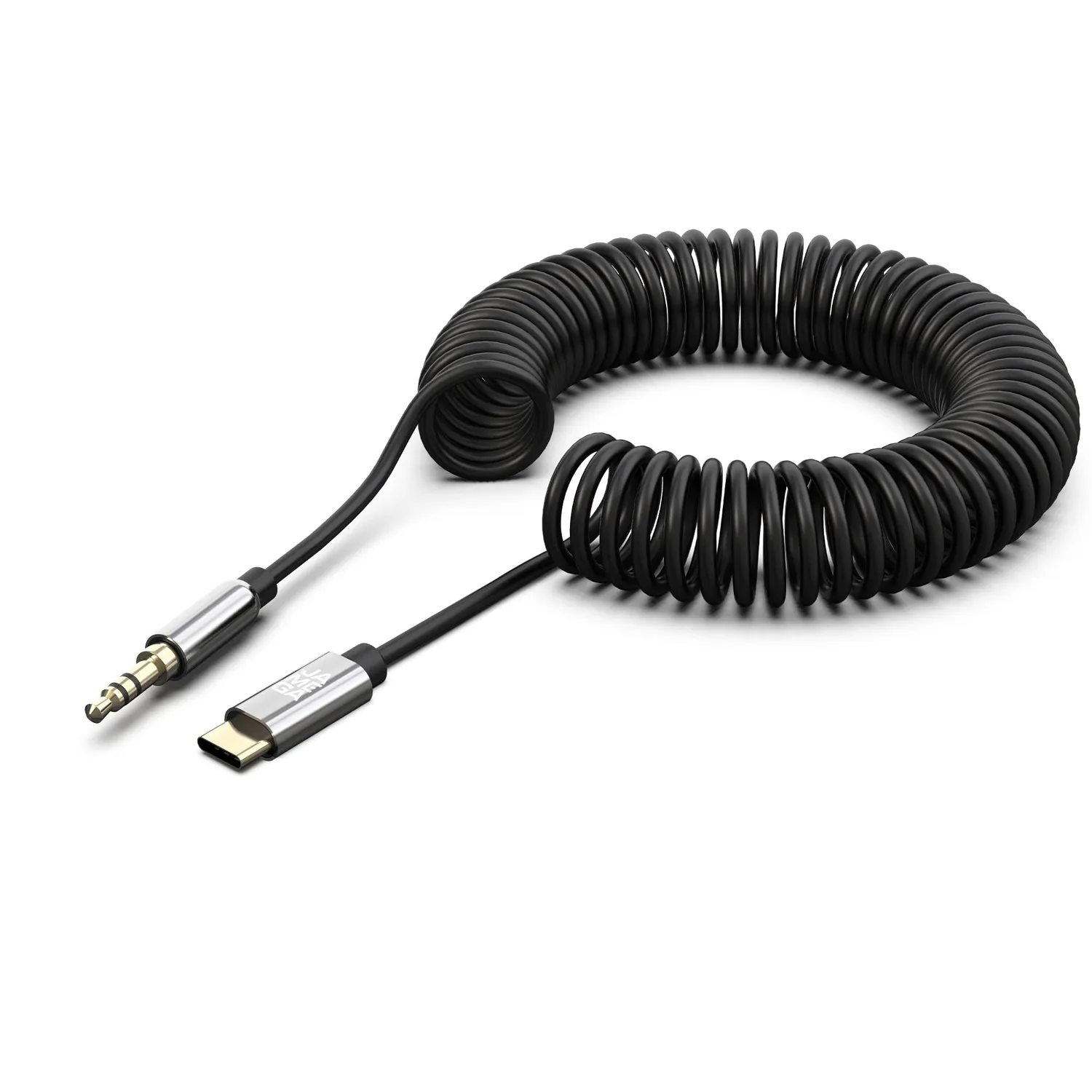 Jamega USB-C auf 3,5mm Klinke Spiralkabel 1m DAC