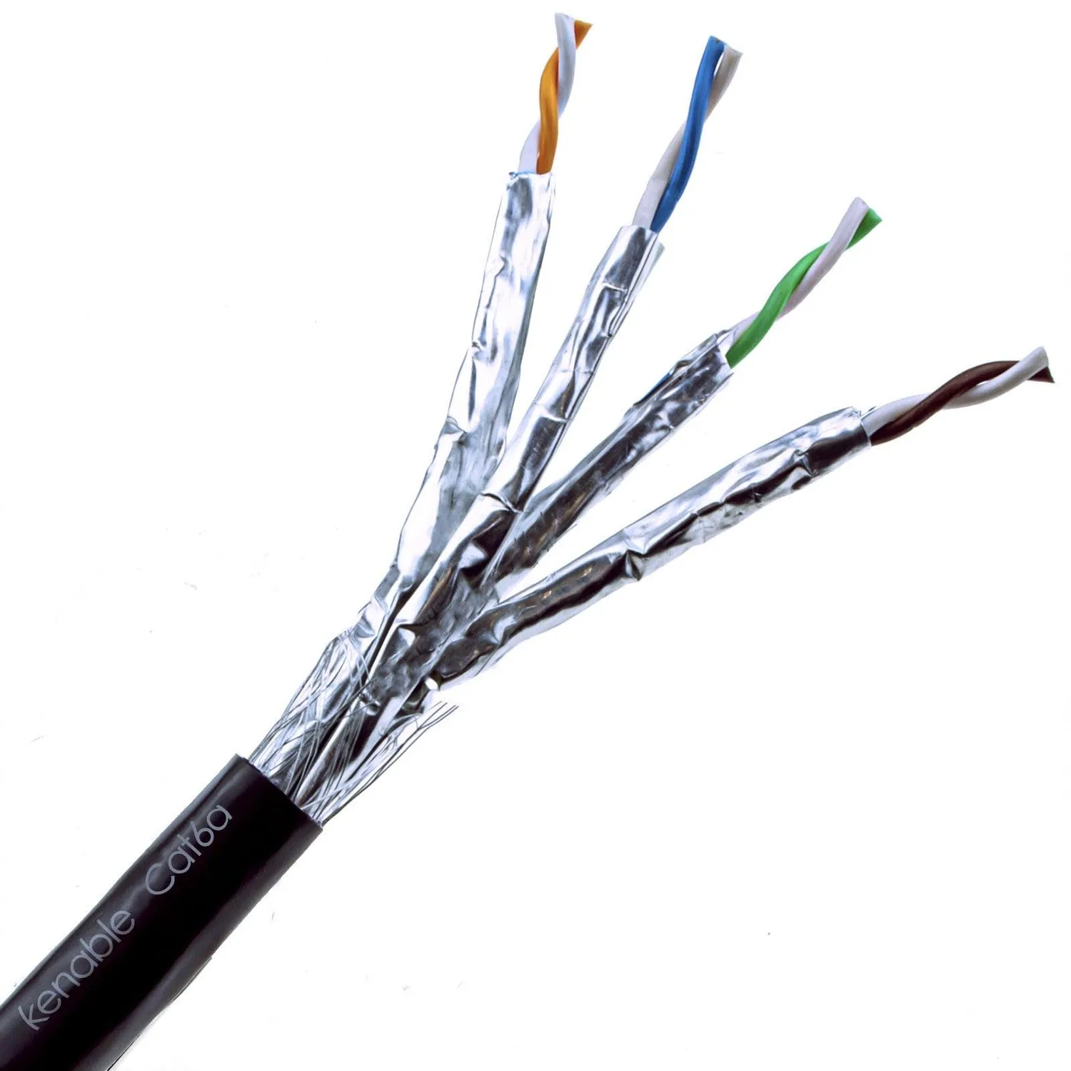 Kenable Cat6a Outdoor Netzwerkkabel 50m S/FTP