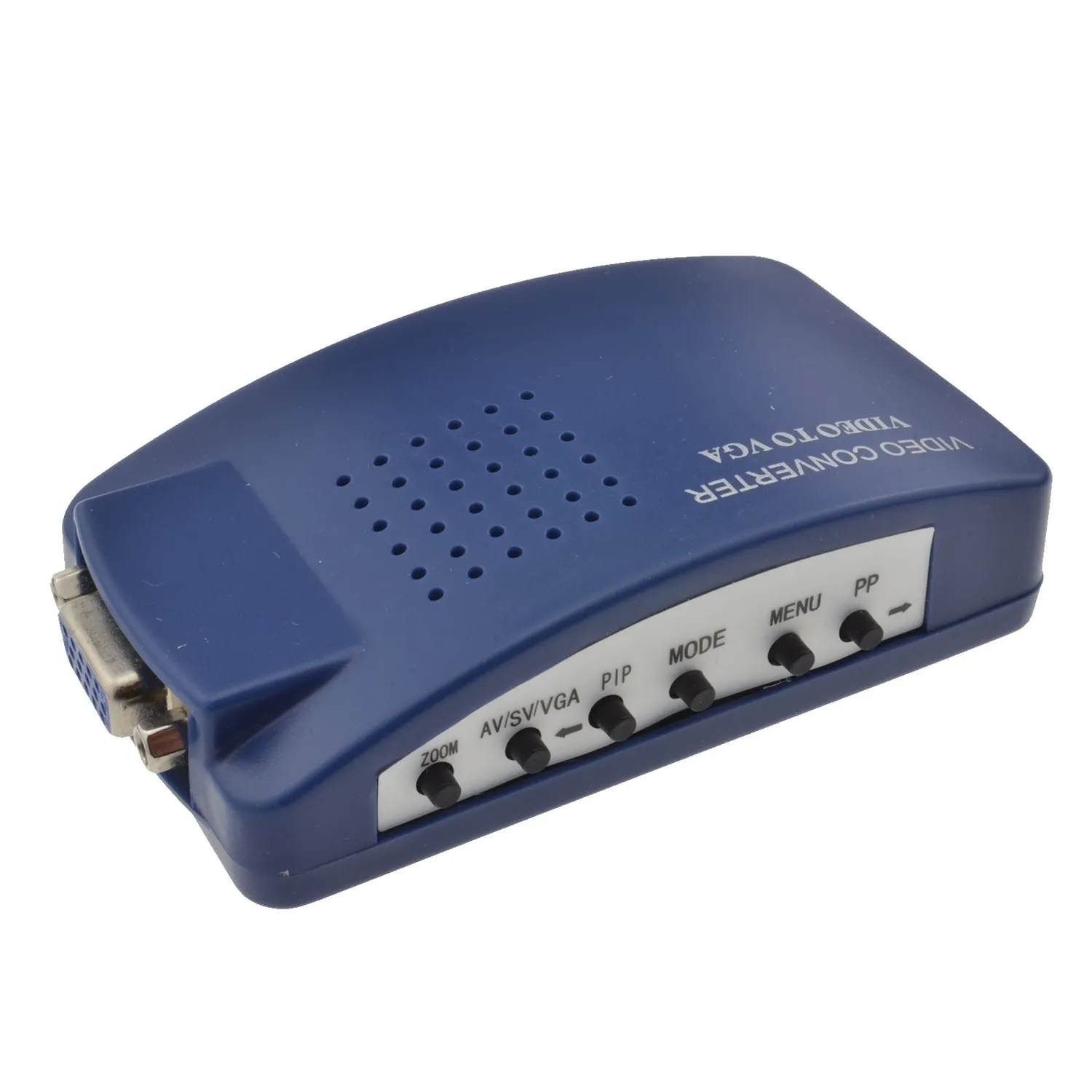Kenable Composite S-Video zu VGA Konverter mit Netzteil