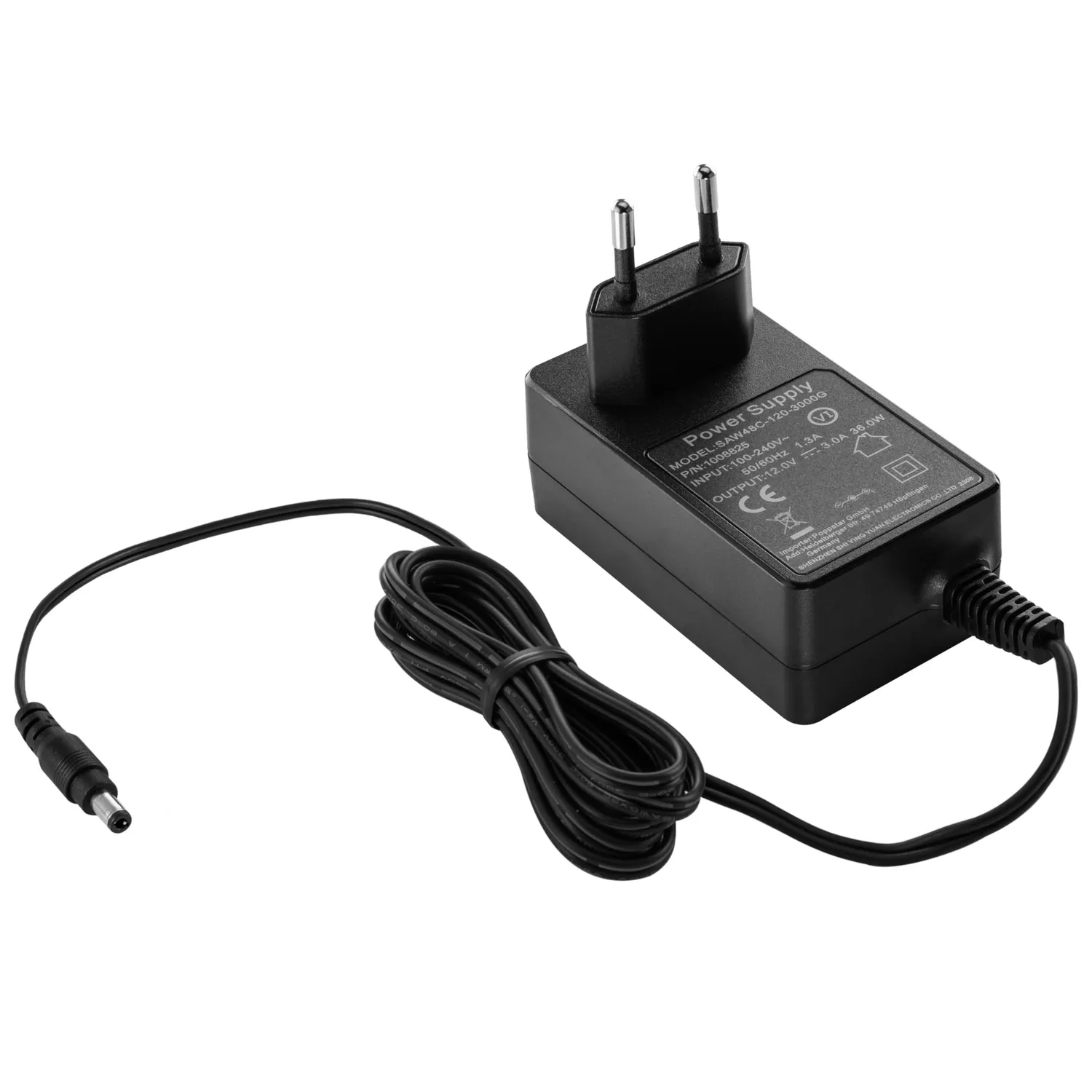 Poppstar 24V 1,5A Steckernetzteil 5,5/2,5mm 1,5m