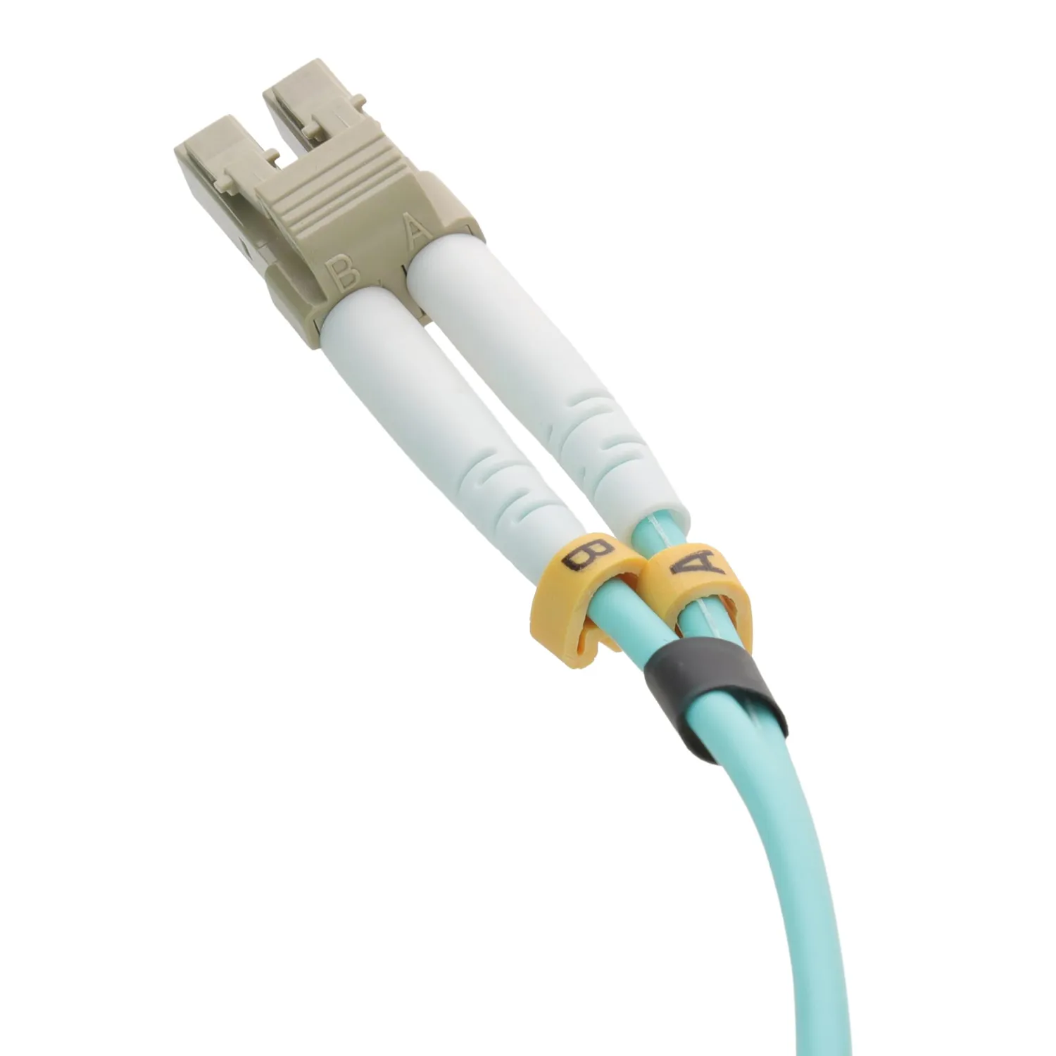 Kenable OM3 LC-LC Glasfaserkabel 2m Aqua LSZH