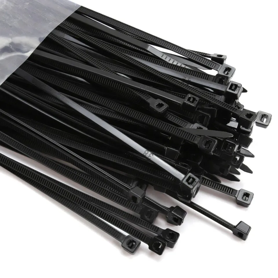 Kenable Kabelbinder schwarz 300mm 100 Stück