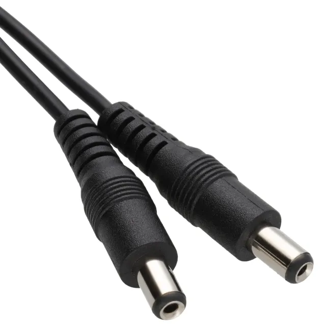 Kenable DC Hohlstecker Kabel 2,1x5,5mm 3m schwarz