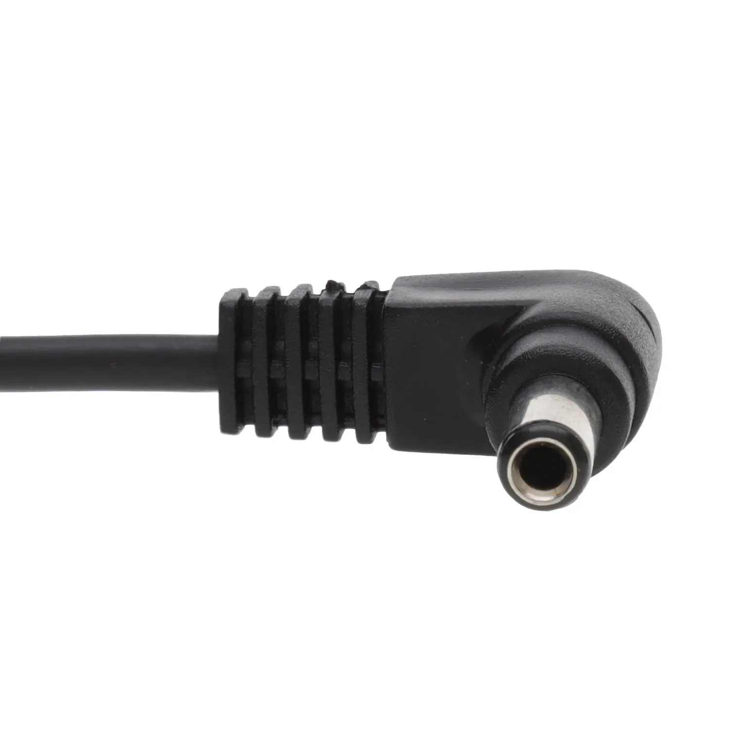 Kenable DC Verlängerungskabel 5,5x2,5mm gewinkelt 1m schwarz