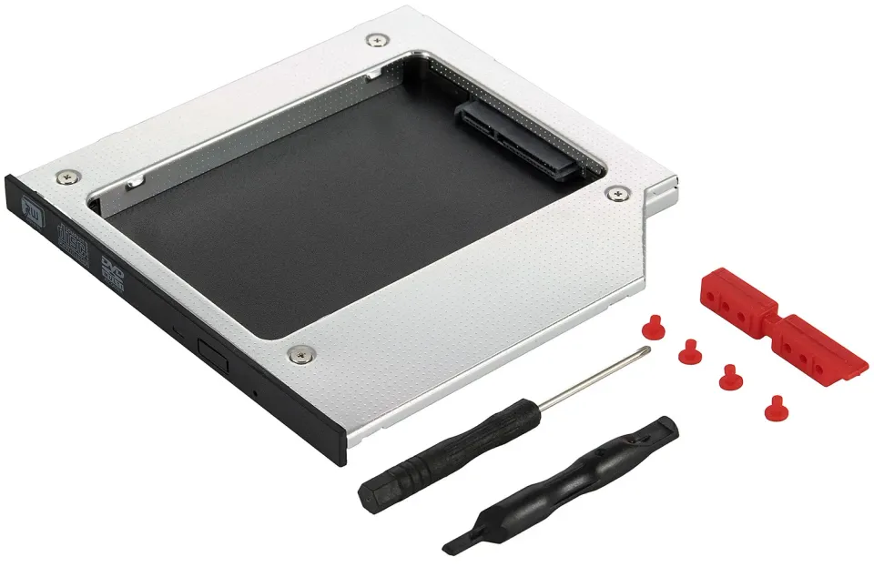 Poppstar 9,5mm HDD Caddy 2,5" schraubenlos