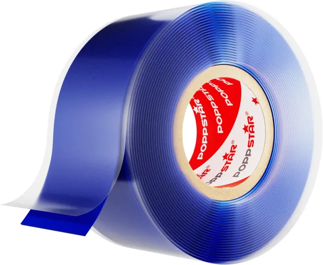 Poppstar Silikonband selbstverschweißend 3m blau Isolierband