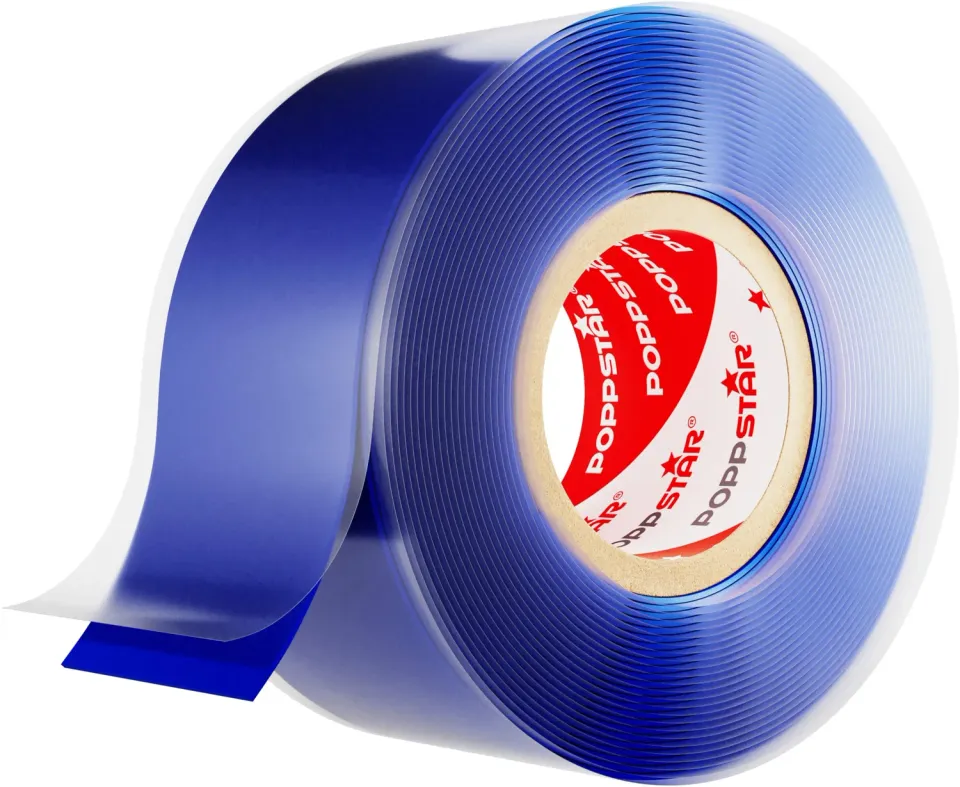Poppstar Silikonband selbstverschweißend 3m blau Isolierband