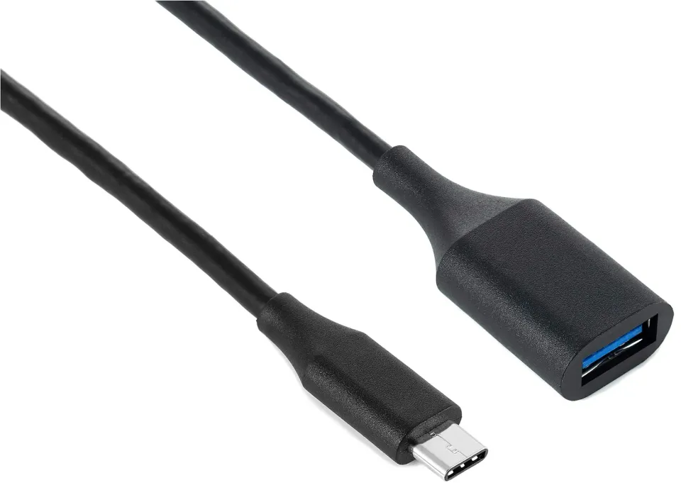 Poppstar USB-C auf USB-A Adapterkabel 20 cm 5 Gbit/s