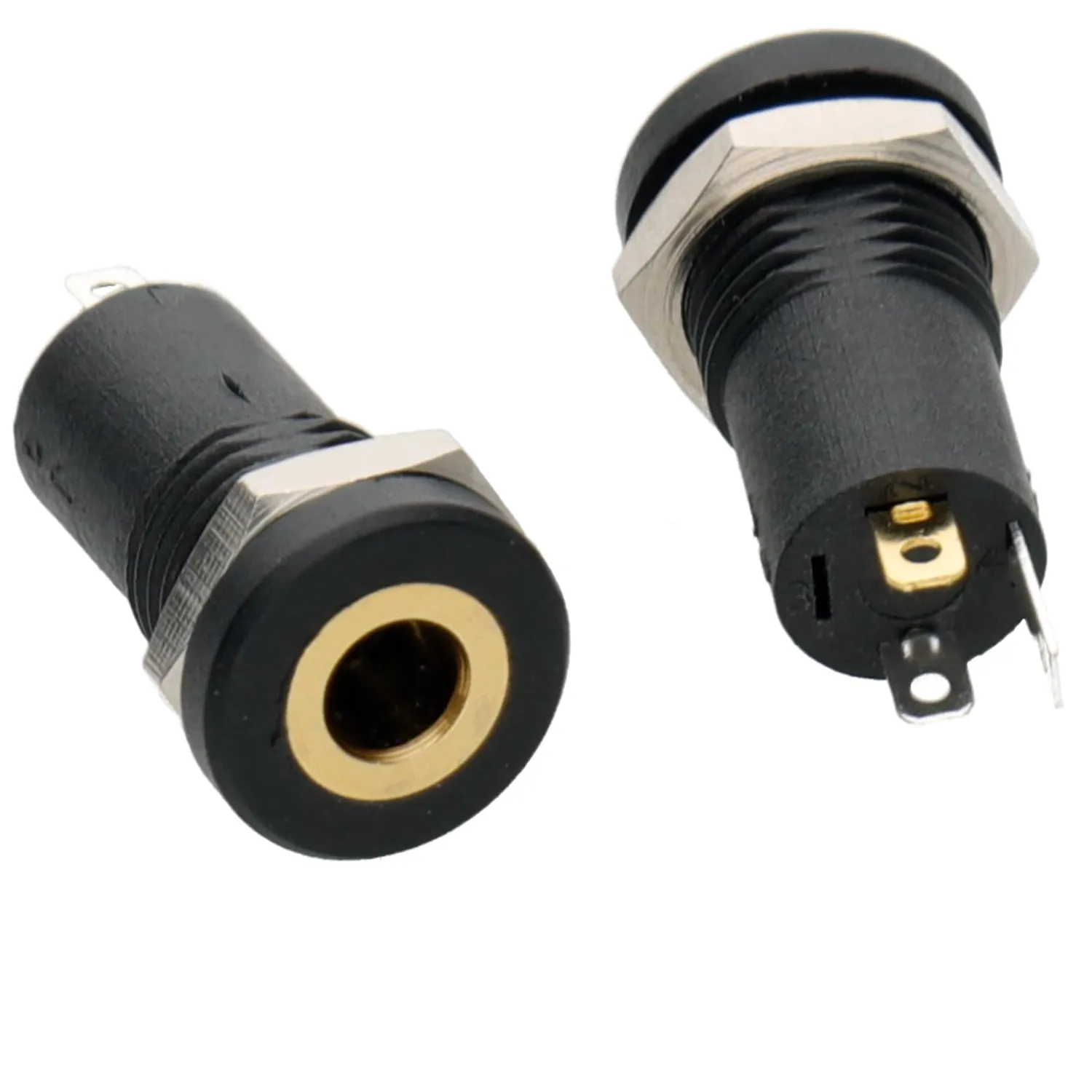 Kenable 3,5mm AUX Einbaubuchse 2 Stück Löten