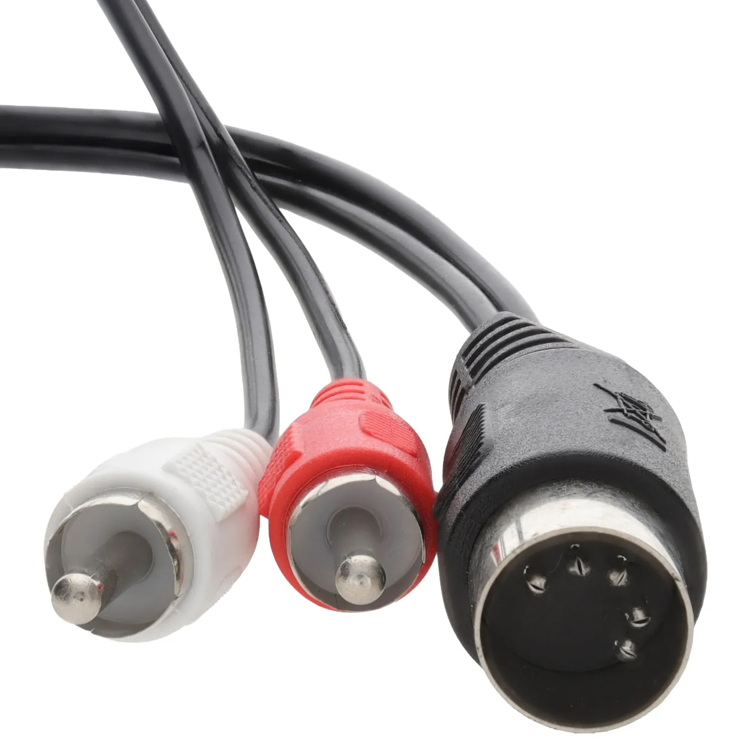 kenable 5-Pin DIN Cinch Audiokabel 2m Stereo