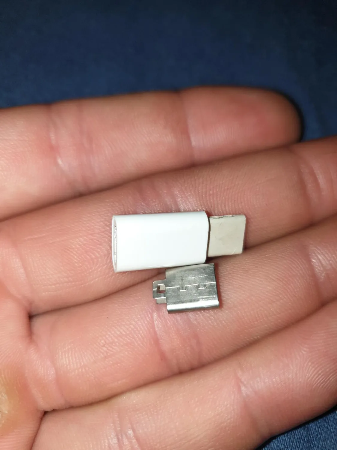 JAMEGA Micro-USB auf USB-C Adapter Ladeadapter