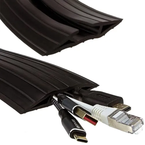 Kenable enTie Kabelkanal Boden 3m Gummi schwarz 19mm