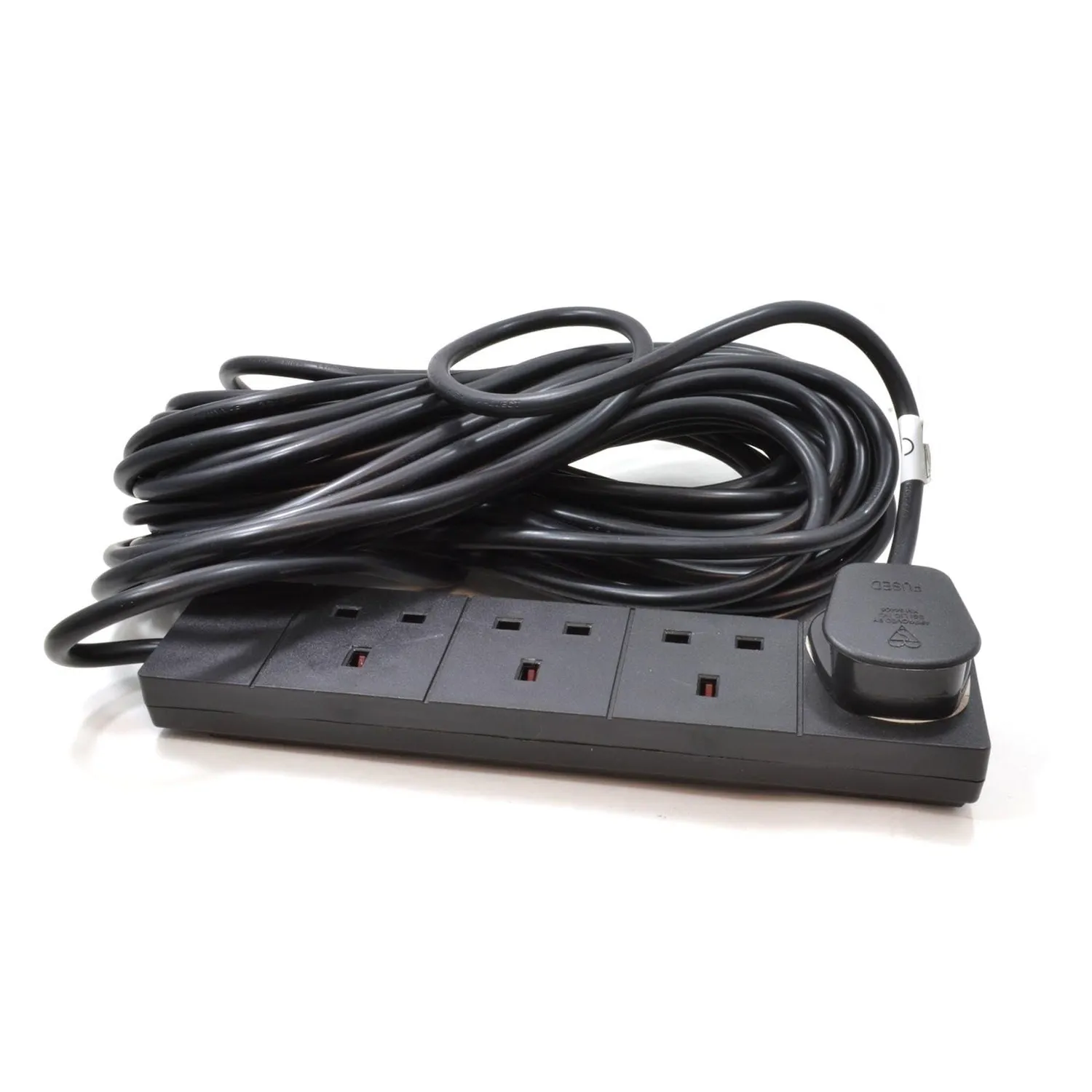 Kenable 008530 Mehrfachsteckdose 15 m 4-fach Schwarz Typ G