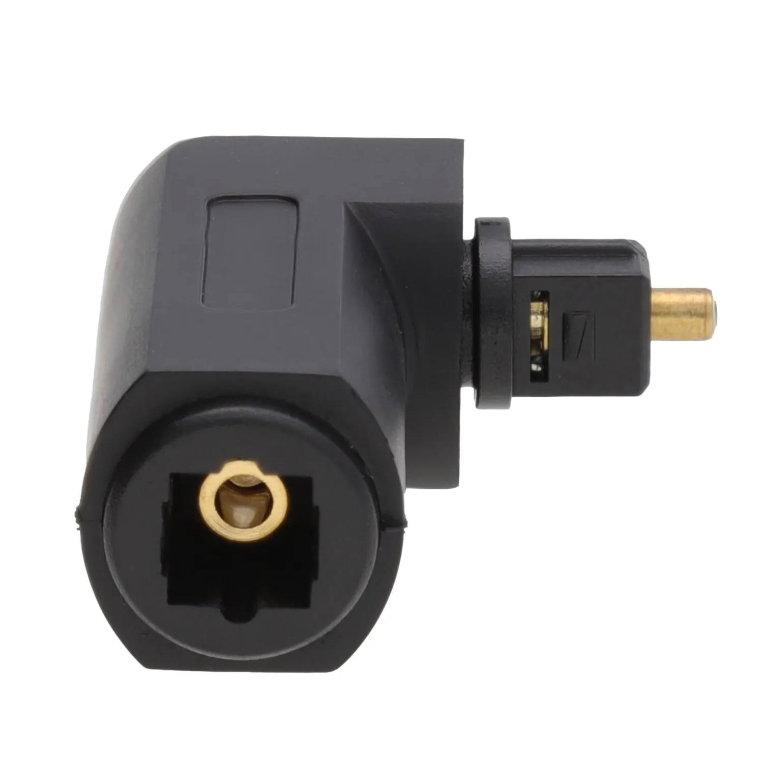 kenable Toslink Adapter Buchse auf Winkel-Stecker 360° drehbar