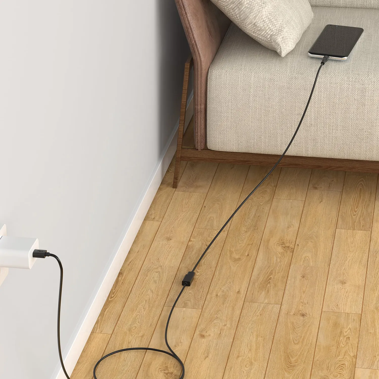 JAMEGA USB 2.0 Verlängerungskabel 5m Schwarz 480 Mbit/s
