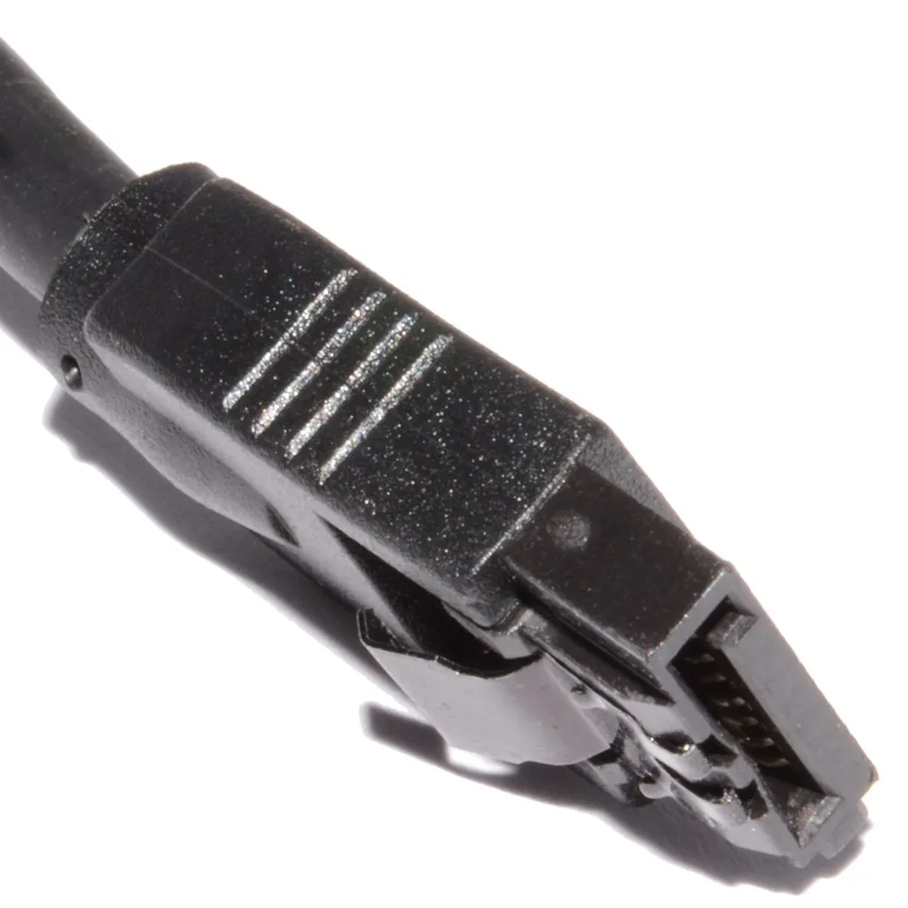 Kenable SATA III Datenkabel 45 cm 6Gb/s mit Clip