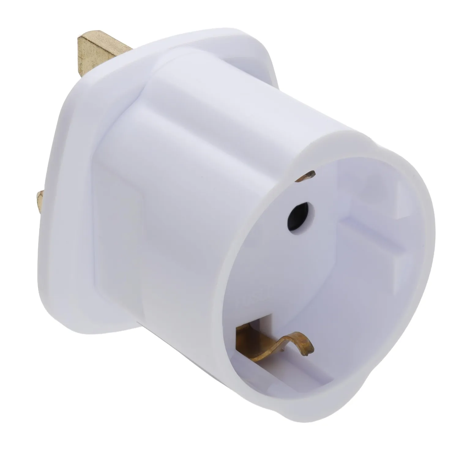 Kenable 13A UK auf Euro Adapter weiß 3-polig
