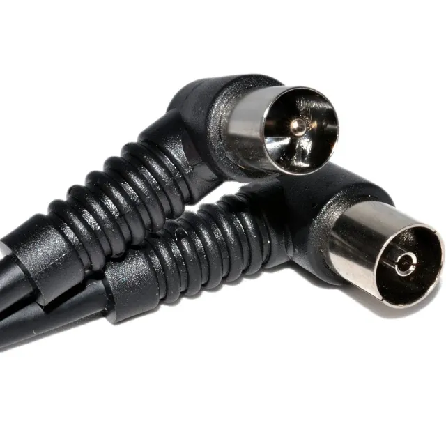 Kenable RF Fly Antennenkabel 2m schwarz Winkel 75 Ohm