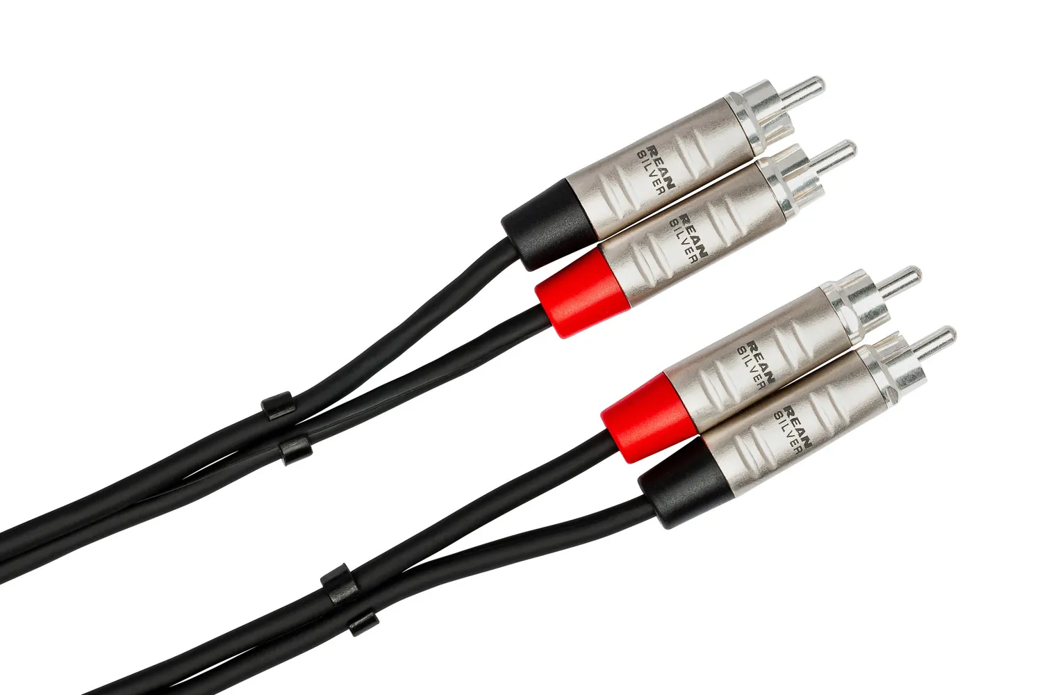 Hosa HRR-010X2 Cinch-Kabel Stereo 3 m vergoldet