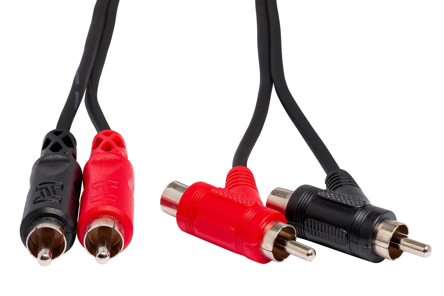 Hosa CRA-201PB Stereo-Cinch-Kabel 1 m vergoldet