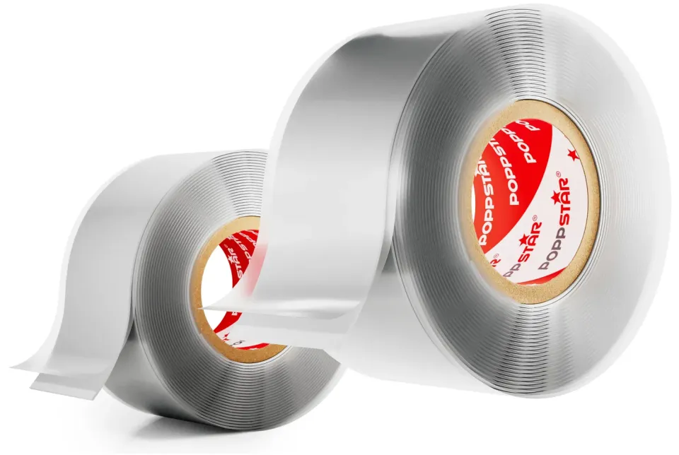 Poppstar Silikonband selbstverschweißend 2x3m grau