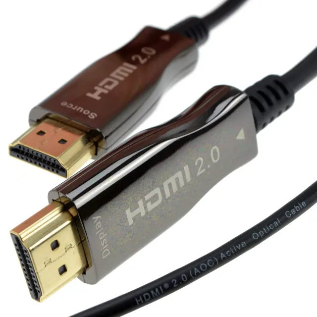 Kenable Aktives HDMI Kabel 30m Schwarz 4K HDR