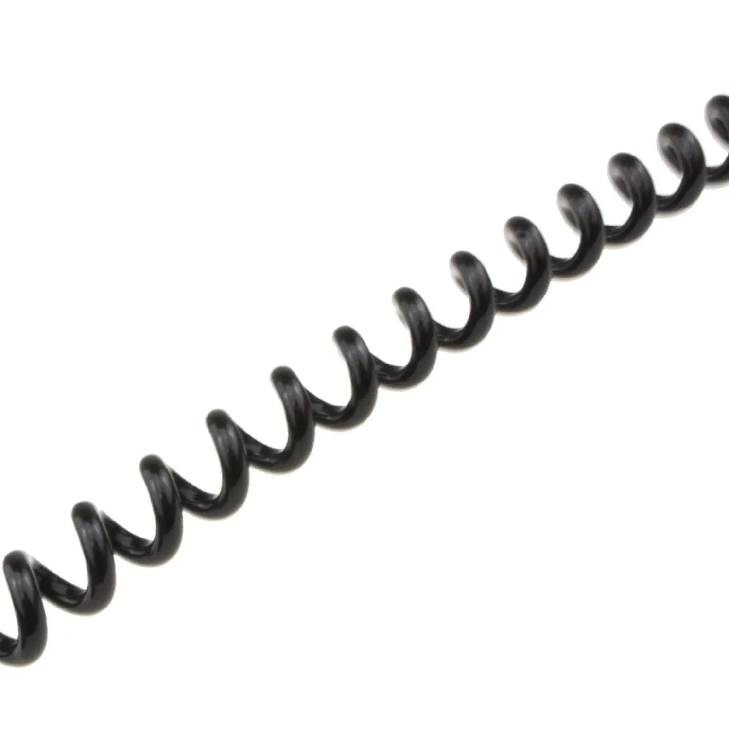 Kenable Pro Spiralkabel 1m schwarz 3,5mm 22AWG