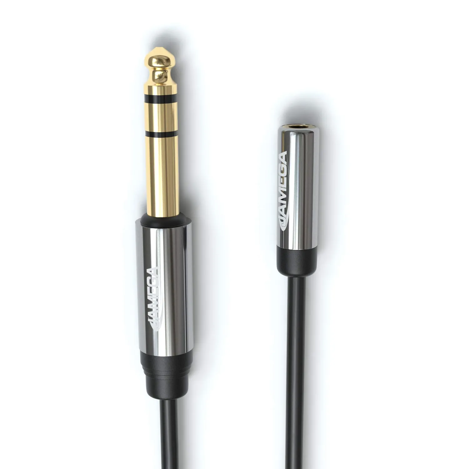 JAMEGA Klinken-Adapterkabel 6,3mm Stecker 0,1m stereo