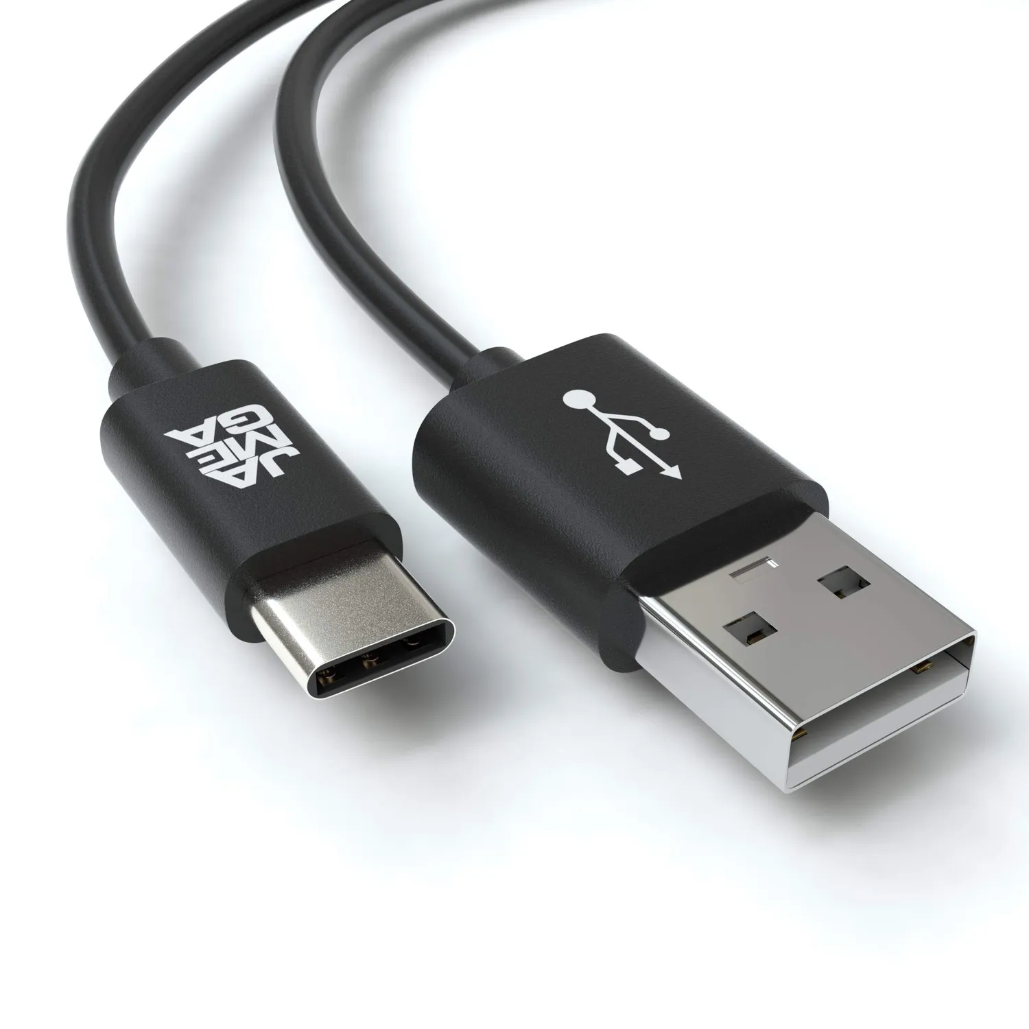 Jamega USB C Kabel 4er Set schwarz 3A Schnelllade