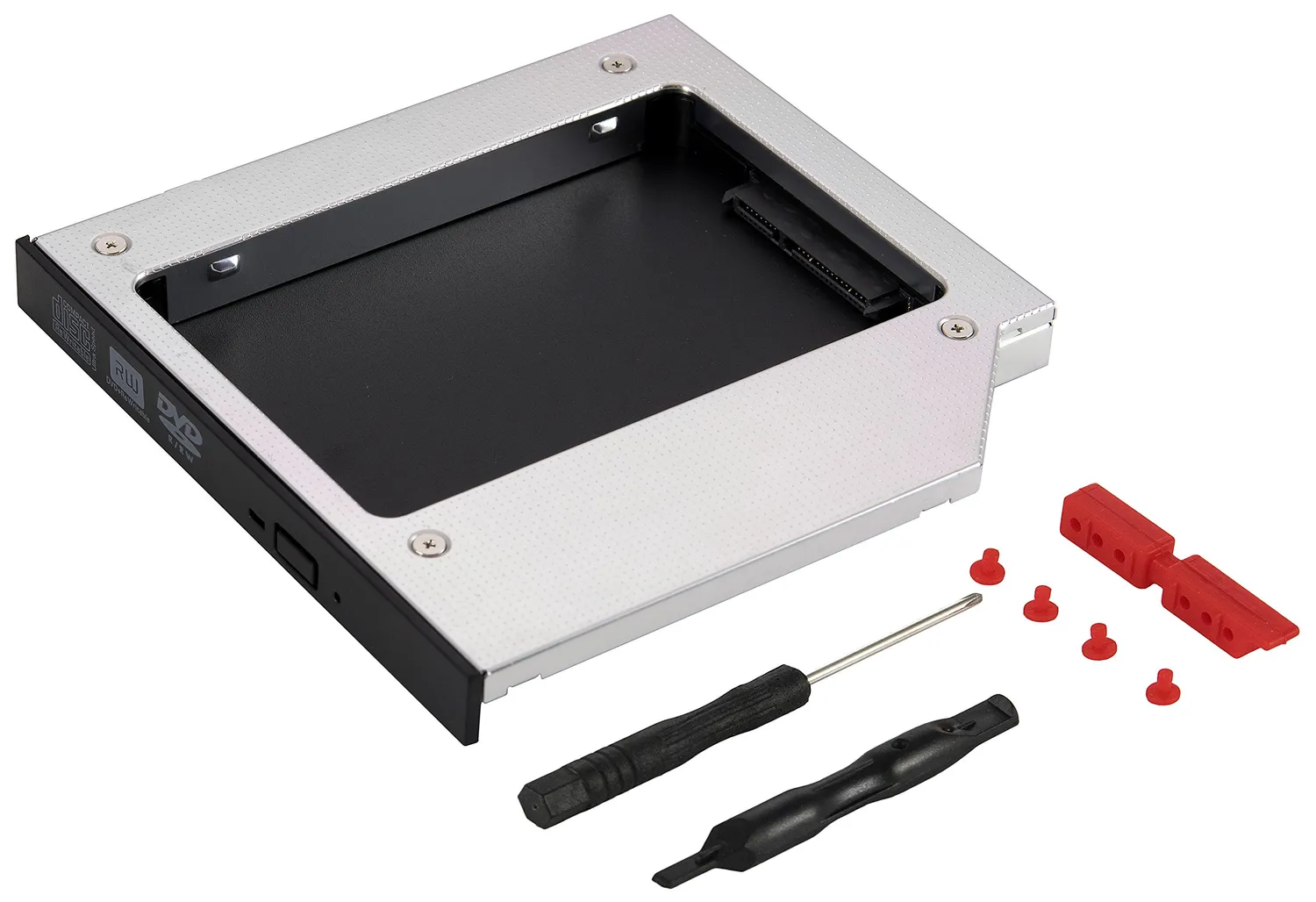 Poppstar 9,5mm HDD Caddy 2,5" schraubenlos