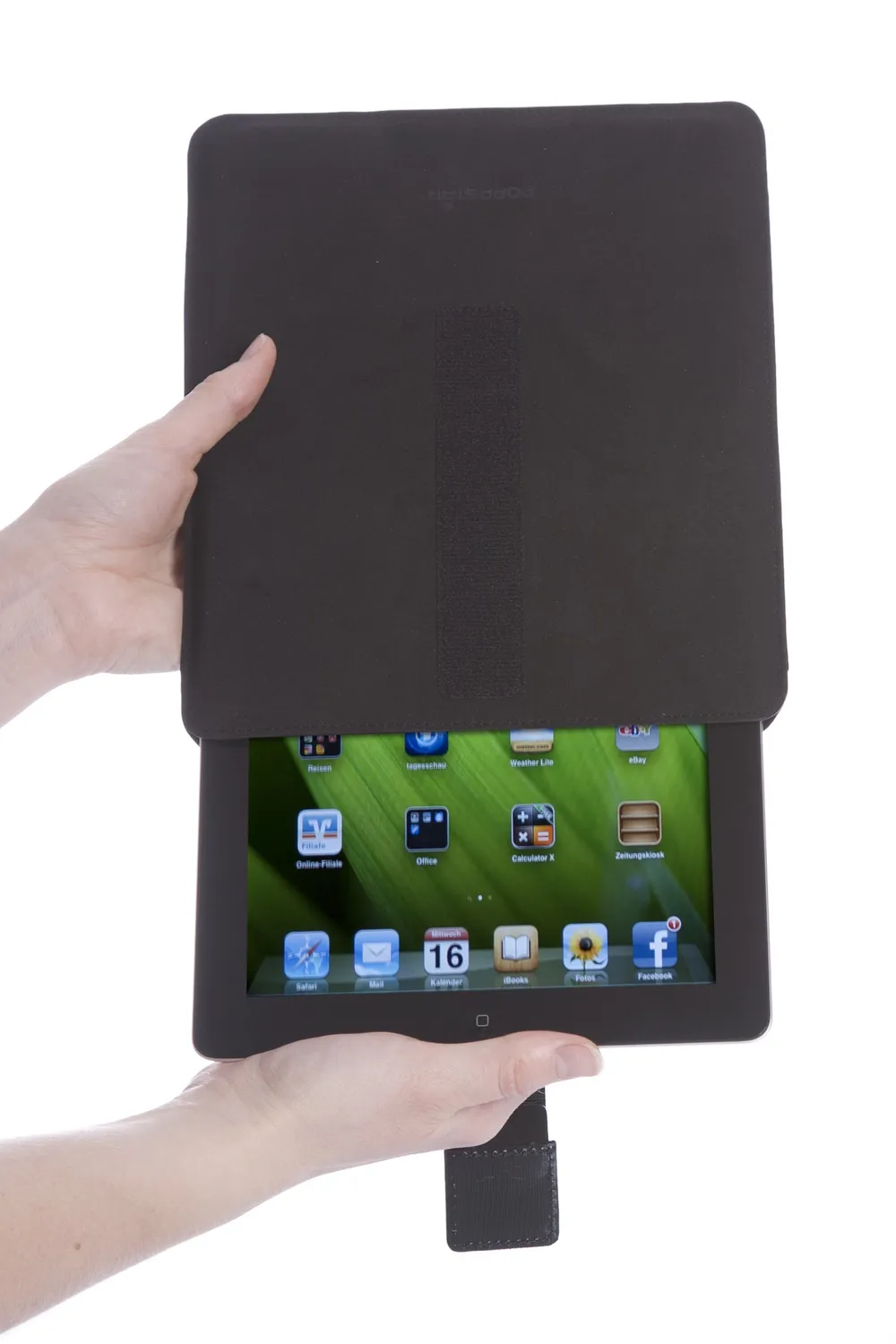 Poppstar Universal Schutzhülle Tablet bis 9,7 Zoll schwarz