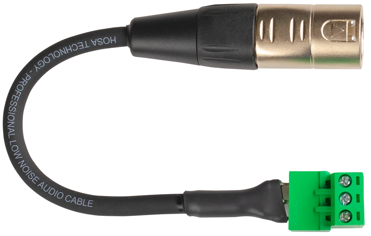 Hosa Pro PHX-116M Audiokabel Phoenix-XLR 0,5 m