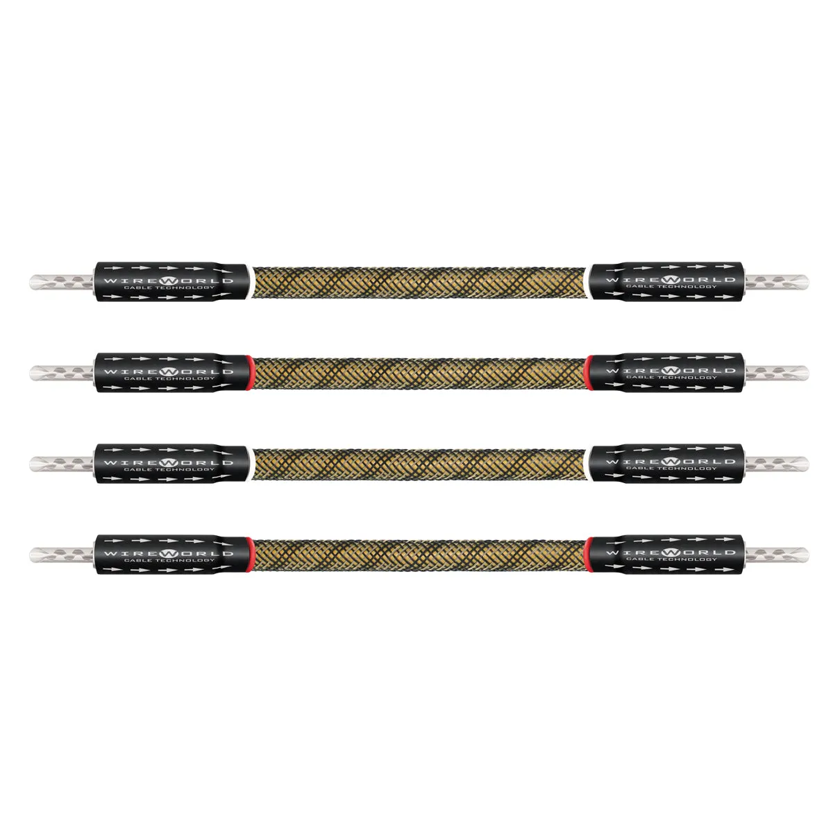 WireWorld Gold Eclipse 10 Bi-Wire Jumper Bananen 4er