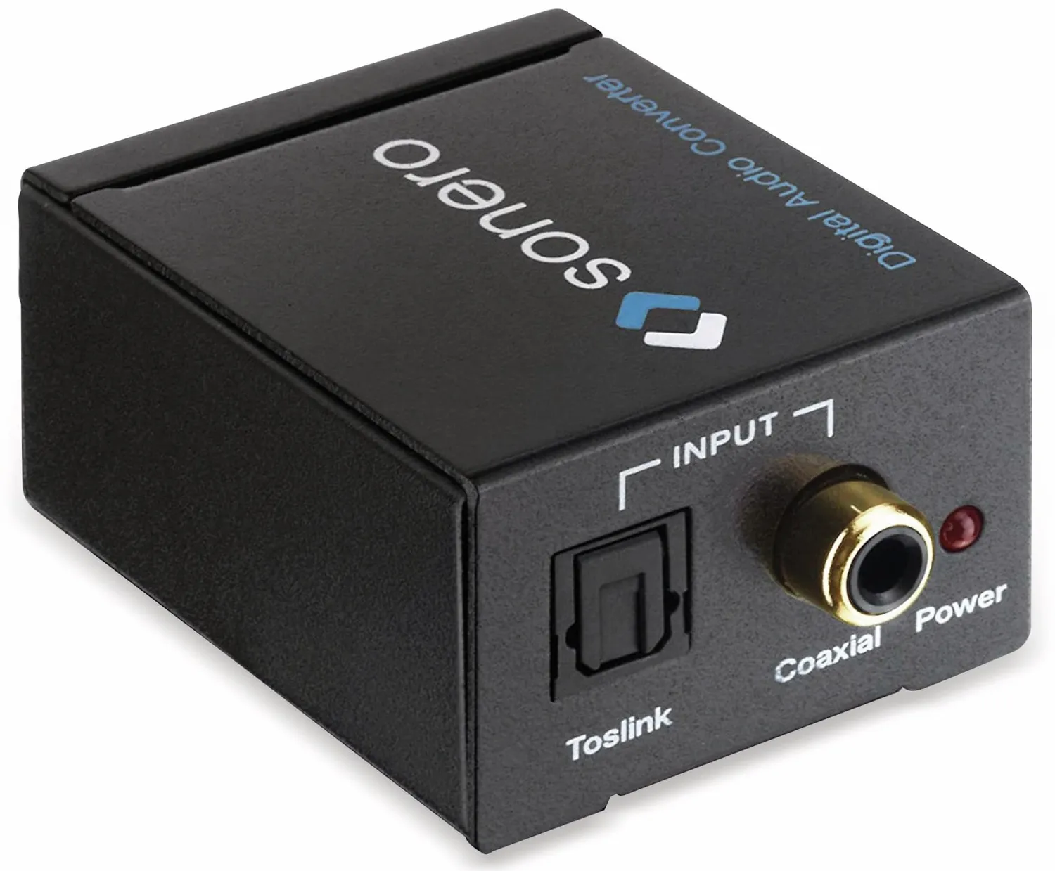 Sonero AC010 Audio Konverter optisch koaxial Cinch schwarz