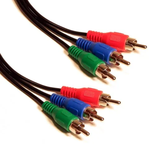 Kenable RGB Component Kabel 3x Cinch 3 m schwarz