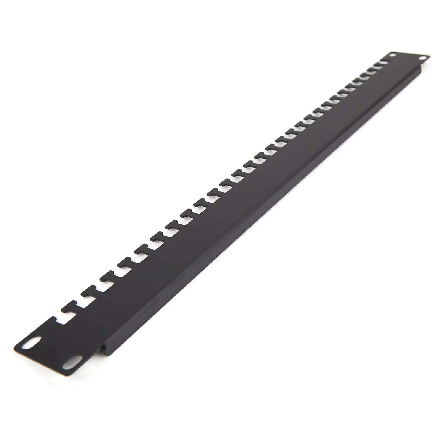 Kenable Kabelführungsleiste 1U 19 Zoll Rack Metall