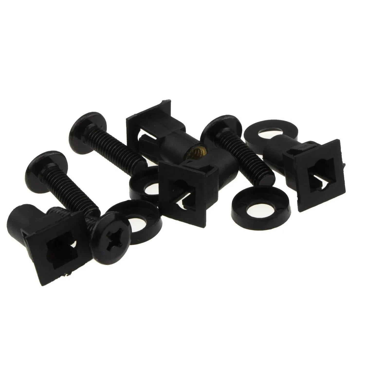 Kenable Push-Fit M6 Käfigmuttern Rack-Set 4 Stück verzinkt