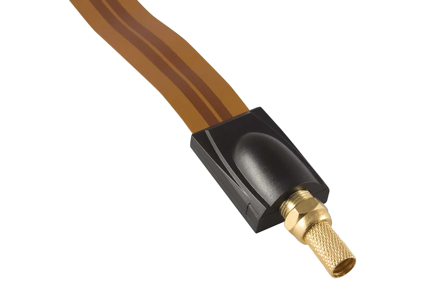 Poppstar F-Stecker 7,2 mm vergoldet 10er Set