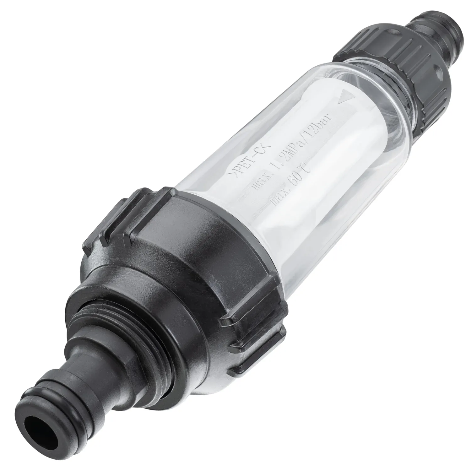 Poppstar 3/4 Zoll Wasserfilter Gartenschlauch mit Feinfilter