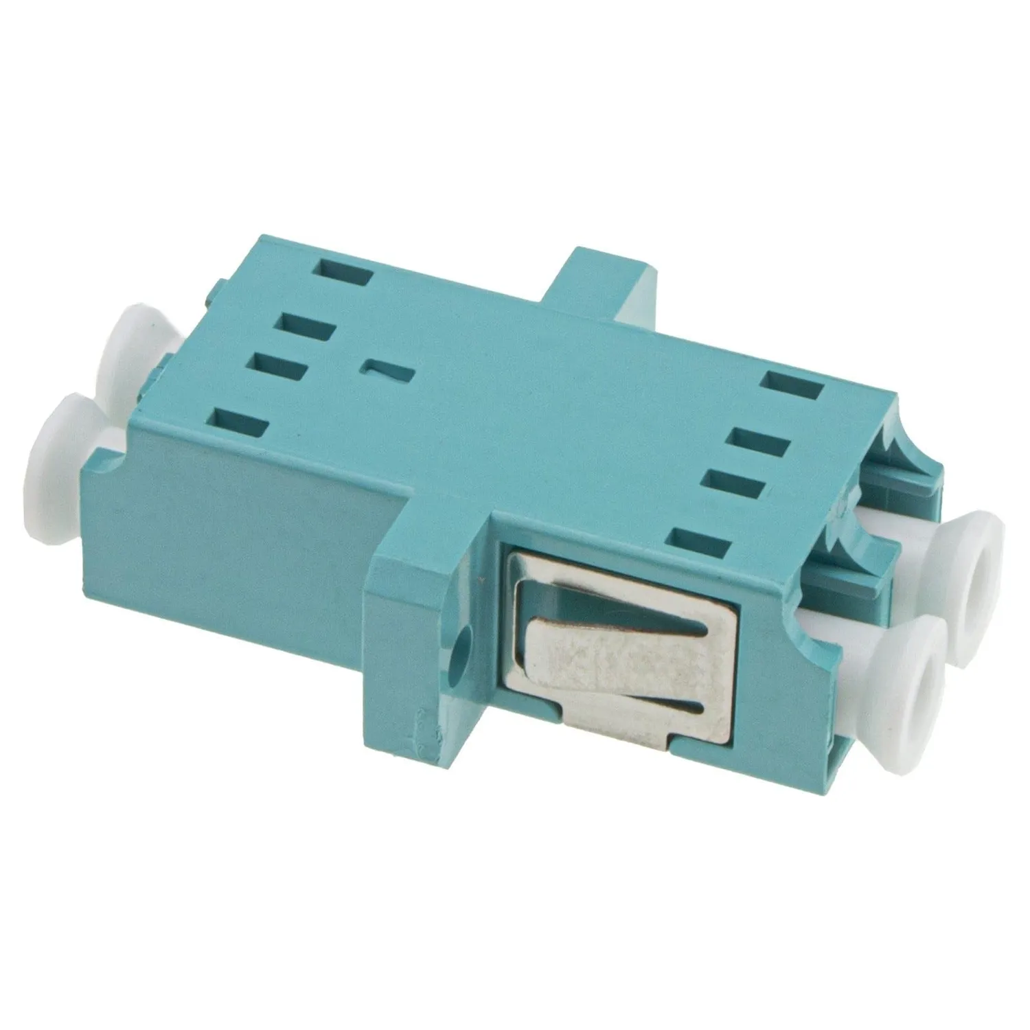 Kenable OM4 LC-LC LWL-Kuppler Duplex 5 Stück Aqua